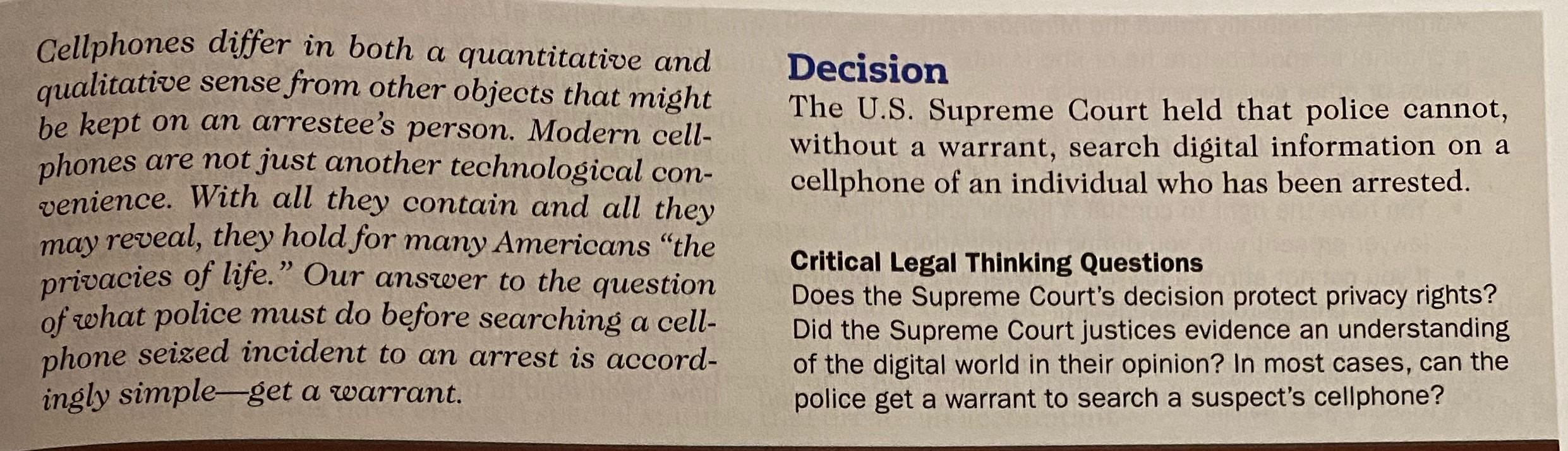 Answer the following question critical thinking