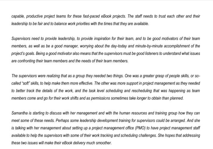 Developing Project Managers at Global Green Books