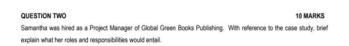 Developing Project Managers at Global Green Books