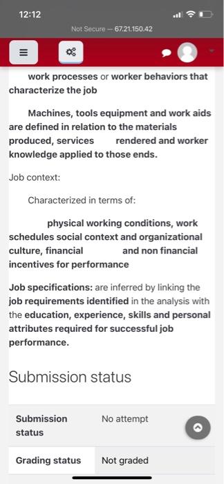 12:12 Not Secure - 67.21.150.42 III Assignment #2