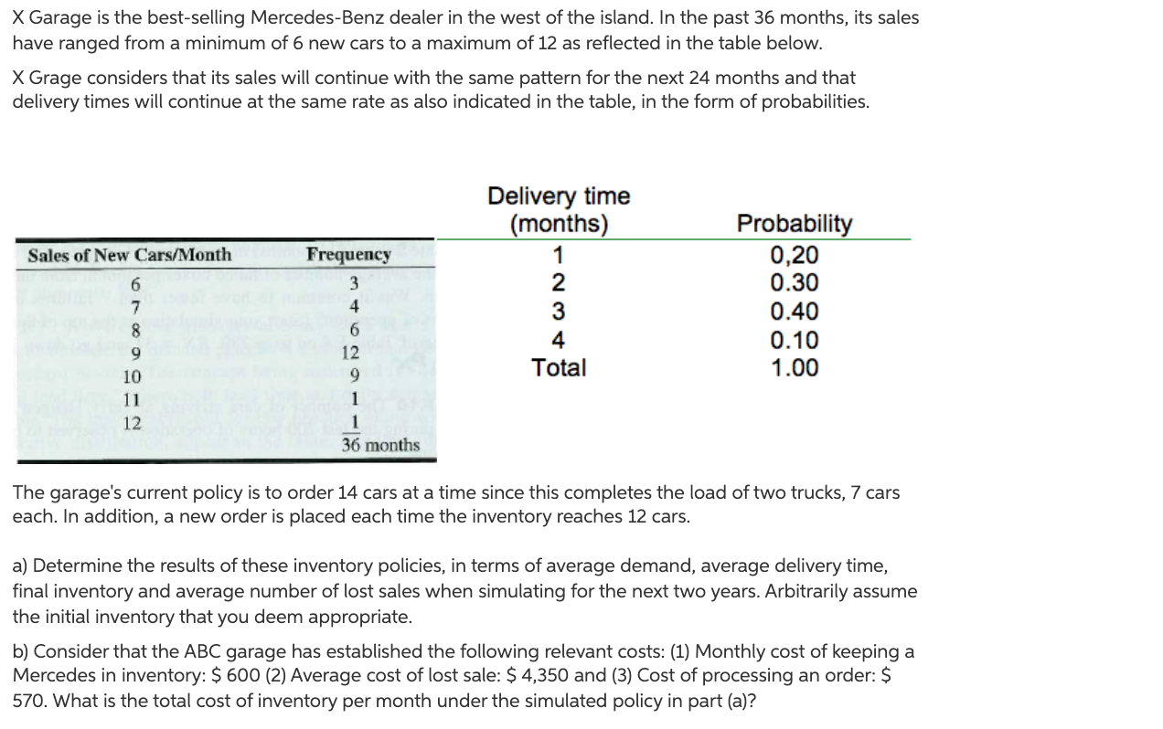 **RANDOM NUMBERS FOR DEMAND: 52, 37, 82, 69, 98,