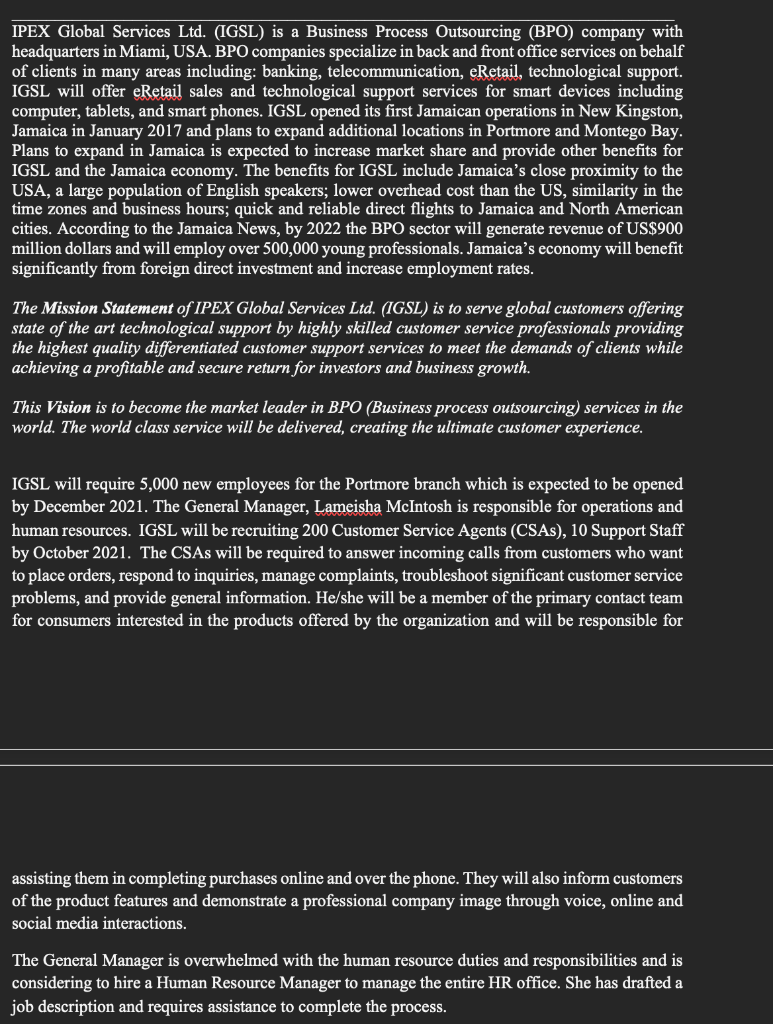 3. Describe the selection and testing process