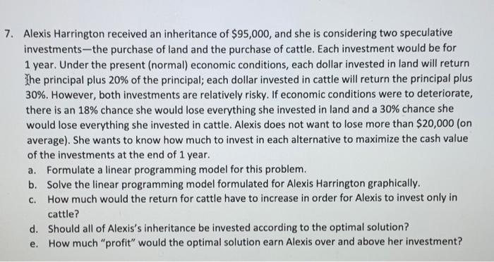 please answer all parts. do not just show an