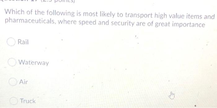 Question 16 (2.5 points) The largest volume