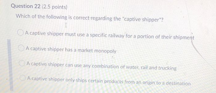 Question 16 (2.5 points) The largest volume