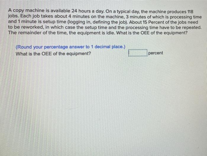 please help find answer not 20.8% A copy machine