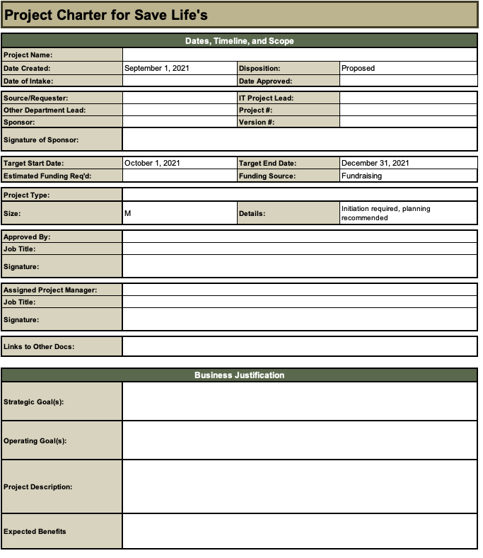 Assignment #1 Instructions: You are the project