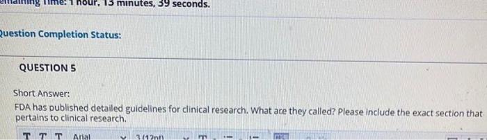 this is for clinical trial management class.