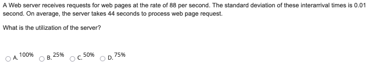 A Web server receives requests for web pages at