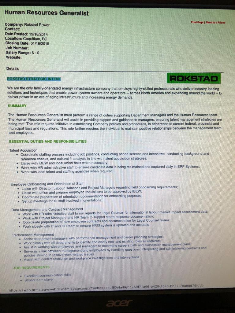 Create a two-column, one-page expectations model