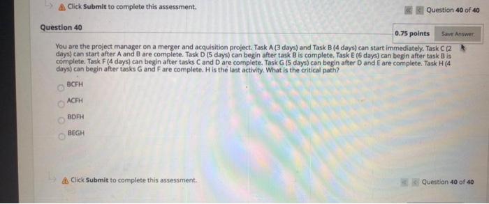 Moving to another question will save this