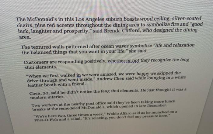 can you please read the following and answer rhe