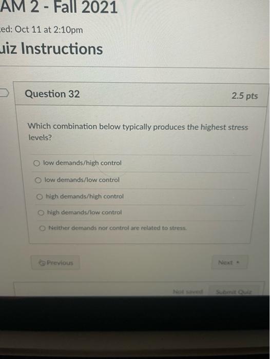 AM 2 - Fall 2021 Ced: Oct 11 at 2:10pm uiz