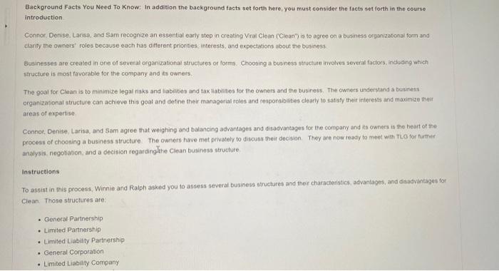 Background Facts You Need To Know: In addition