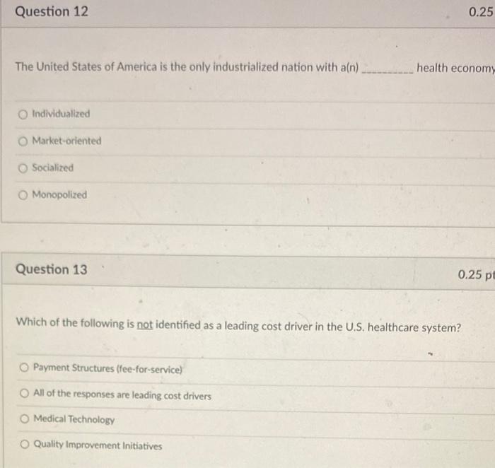 D Question 6 Which of the following is not one of