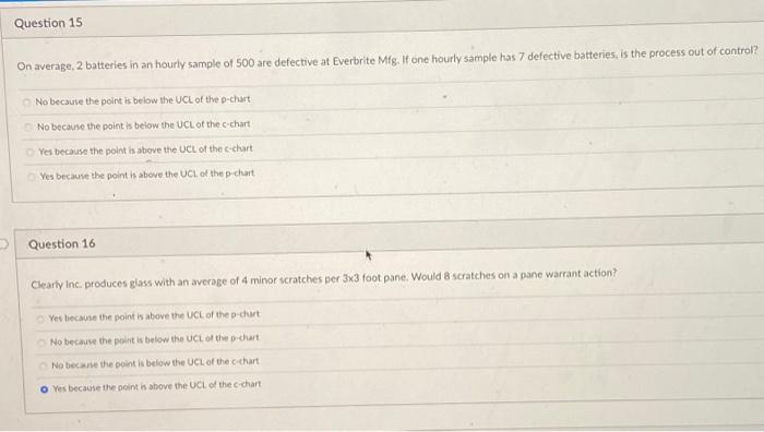 15 and 16 please Question 15 On average, 2
