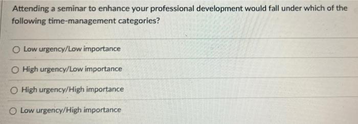 27 Attending a seminar to enhance your