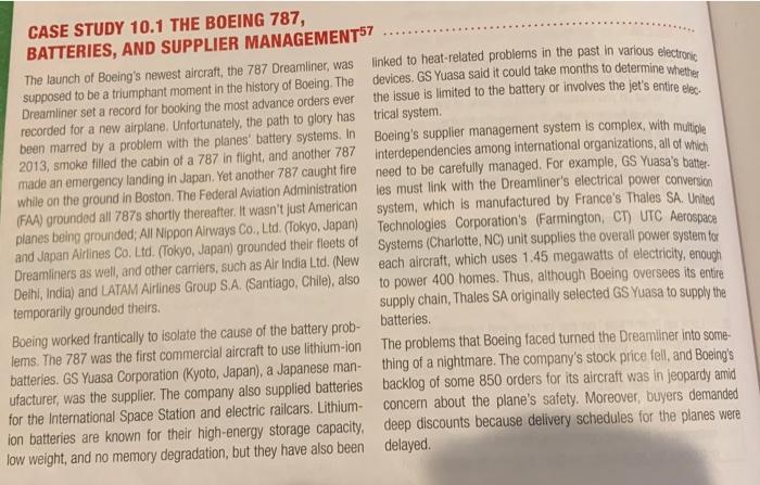 please answer all queations. CASE STUDY 10.1 THE