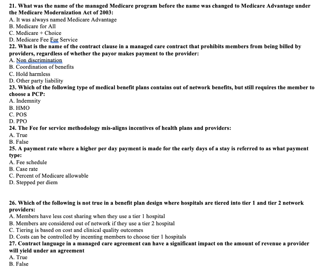 1. In a self-funded health plan for a commercial