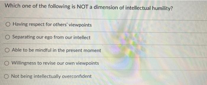 39 Which one of the following is NOT a dimension