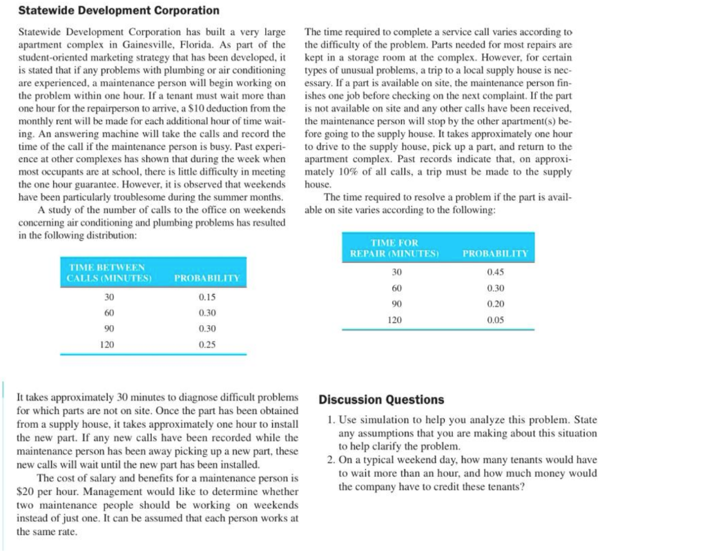 *Assume that the time considered is from 8:00