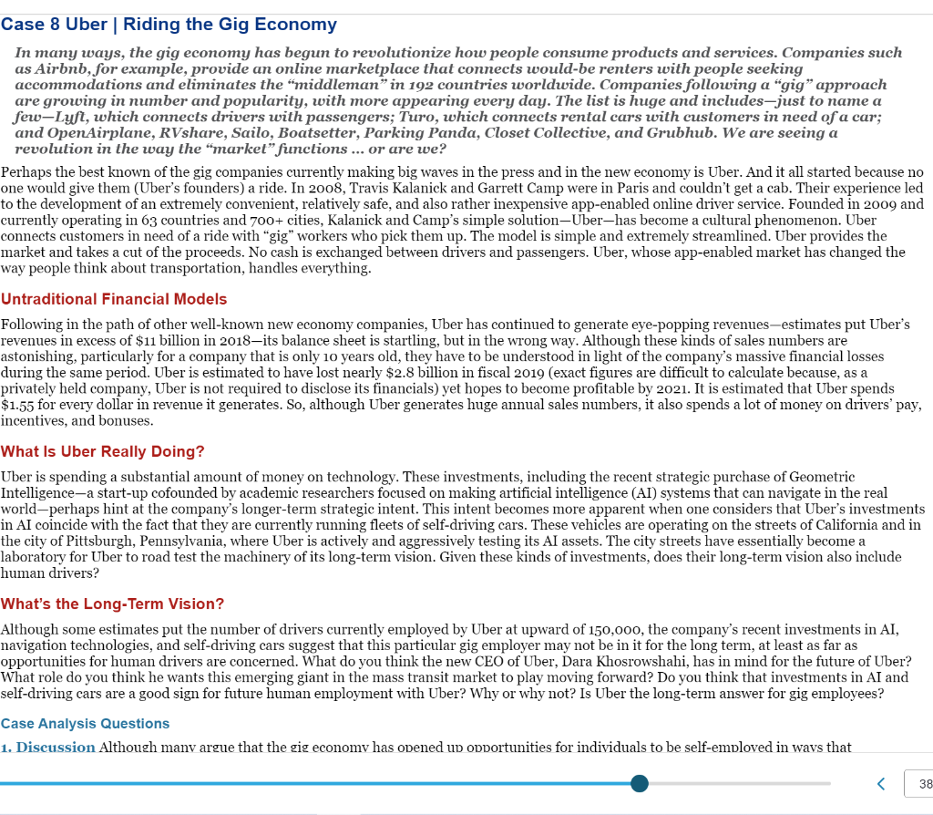 My question for this case is. Apply the five