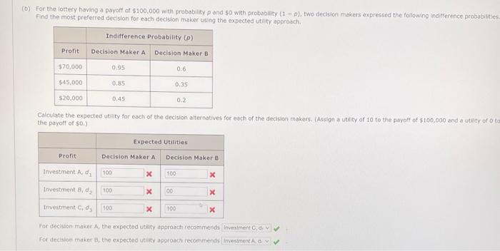 i just need to figure out (b's chart) and the pay