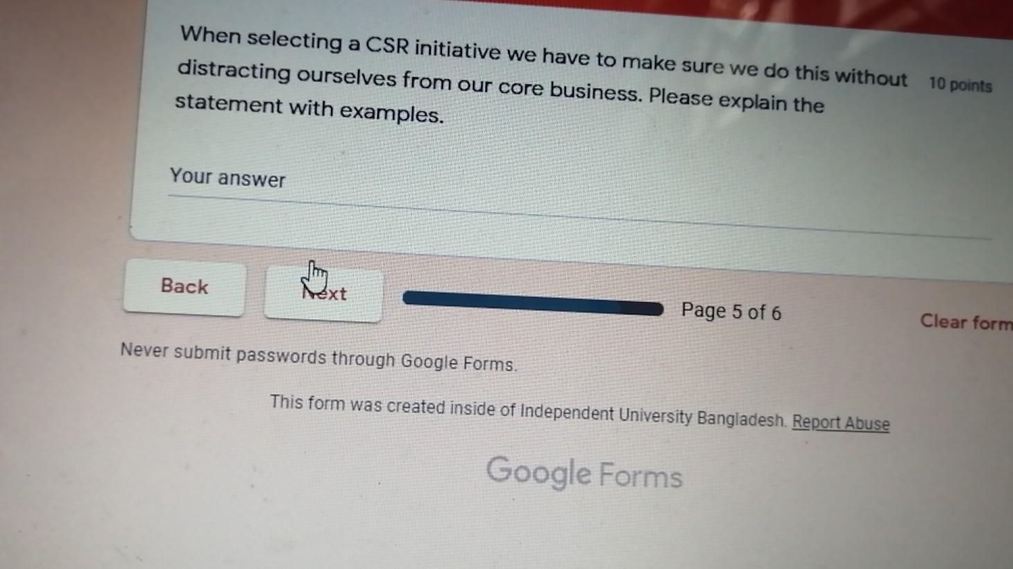 1)CSR is shifting from being an obligation to a