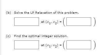 Consider the following all-integer linear