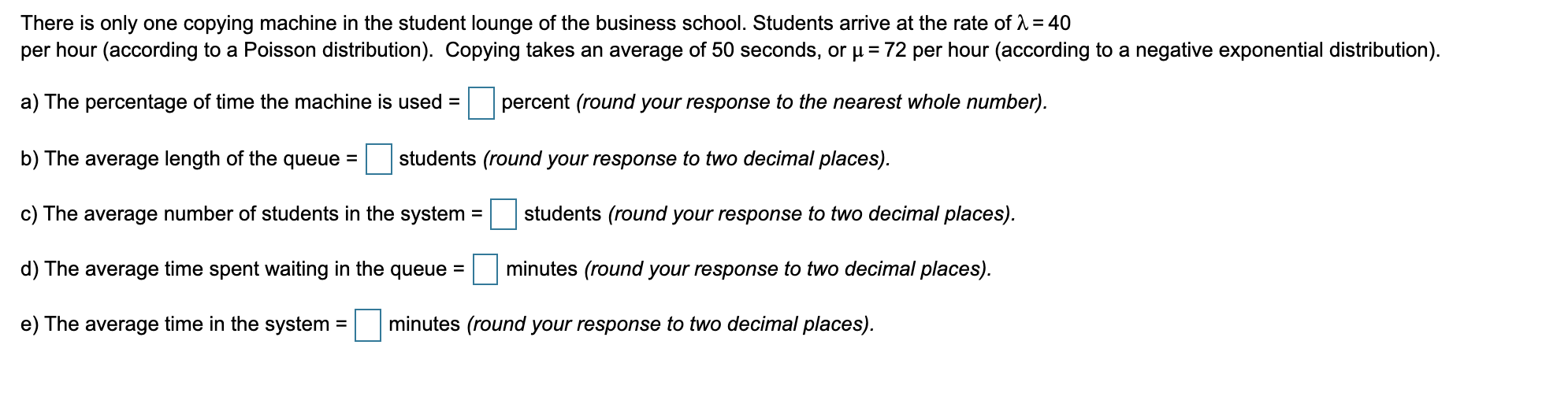 There is only one copying machine in the student