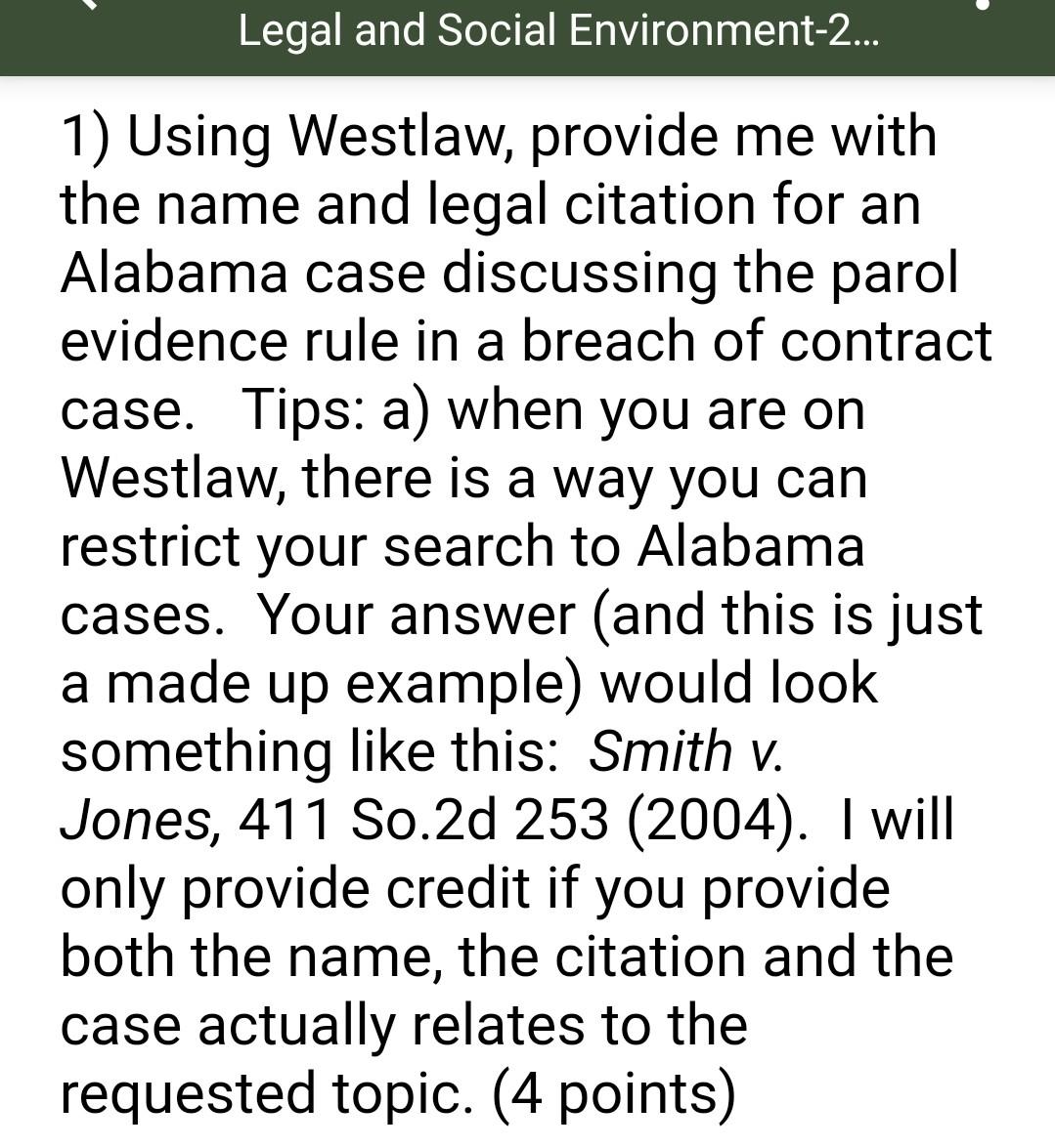 Legal and Social Environment-2... 1) Using