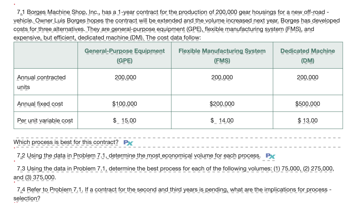 7.1 answer: 7.2 & 7.3 answers: Can you solve just