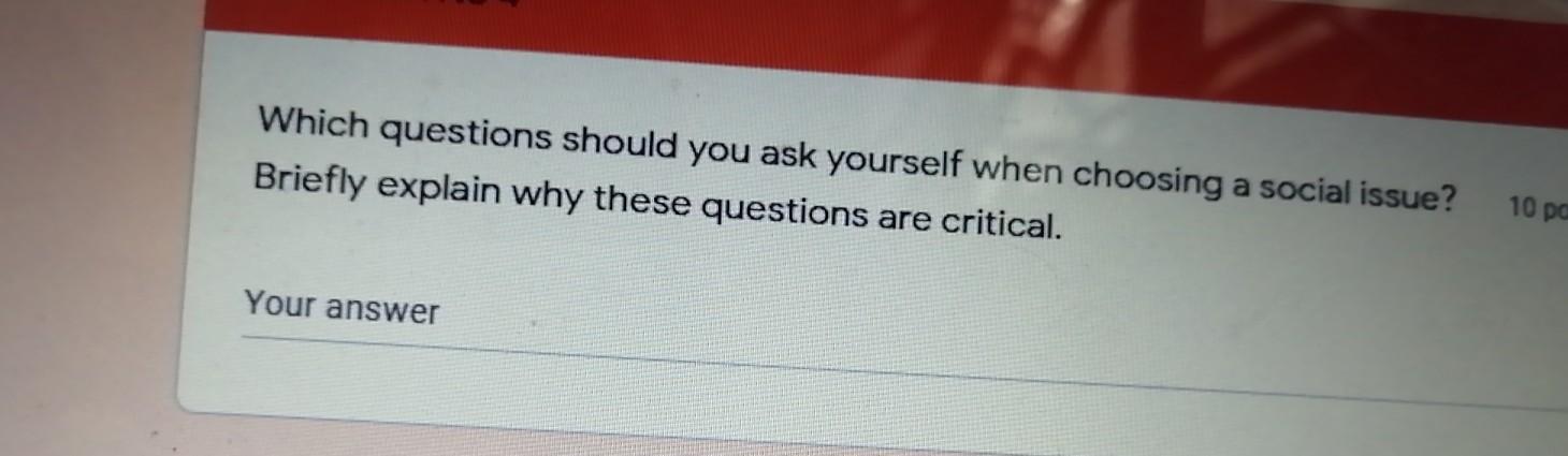 Which questions should you ask yourself when