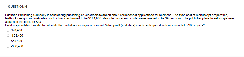 S6 $8 $11 $50 $60 Eastman Publishing Company is