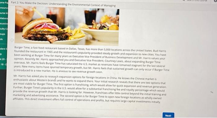 COOR me Pa Part 2: You Make the Decision: