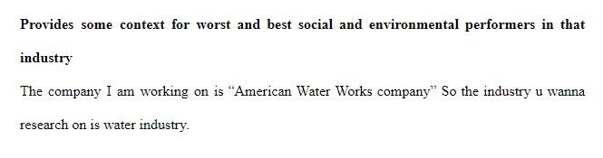 Provides some context for worst and best social