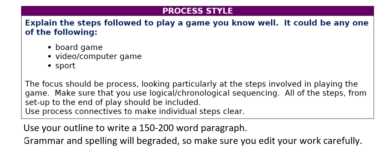 I need help with the following. The style should