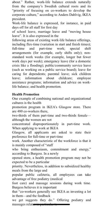 CASE STUDY: Discussion Question: If you aee the