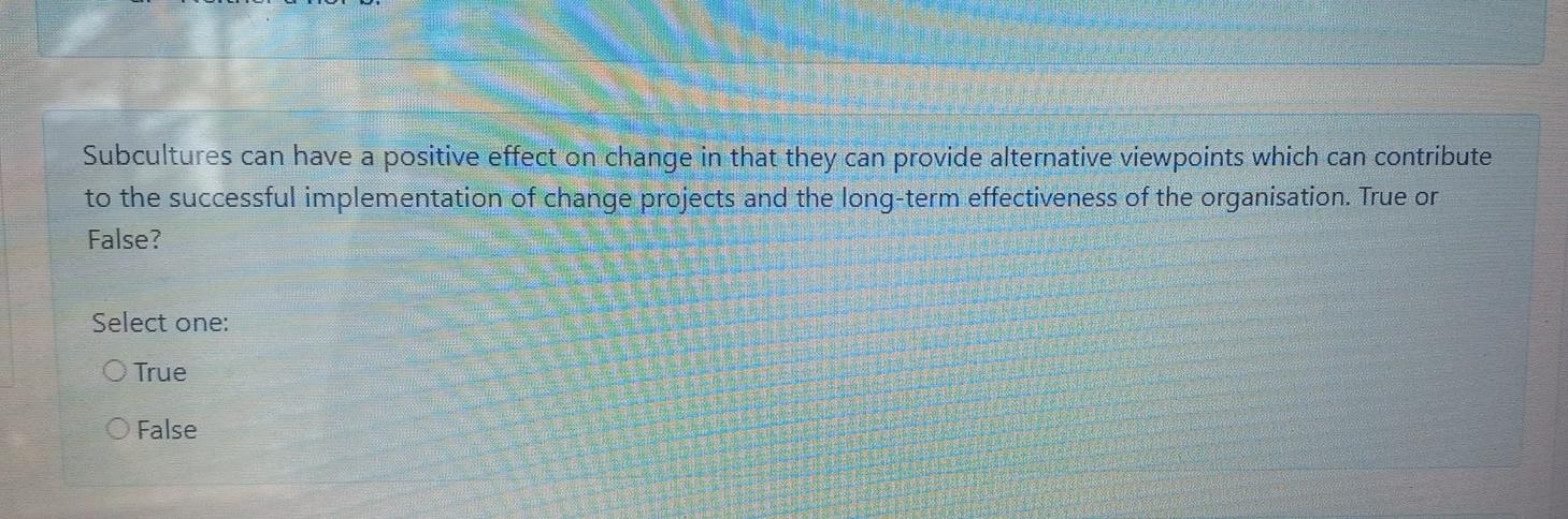 organizational change management Hofstede's model