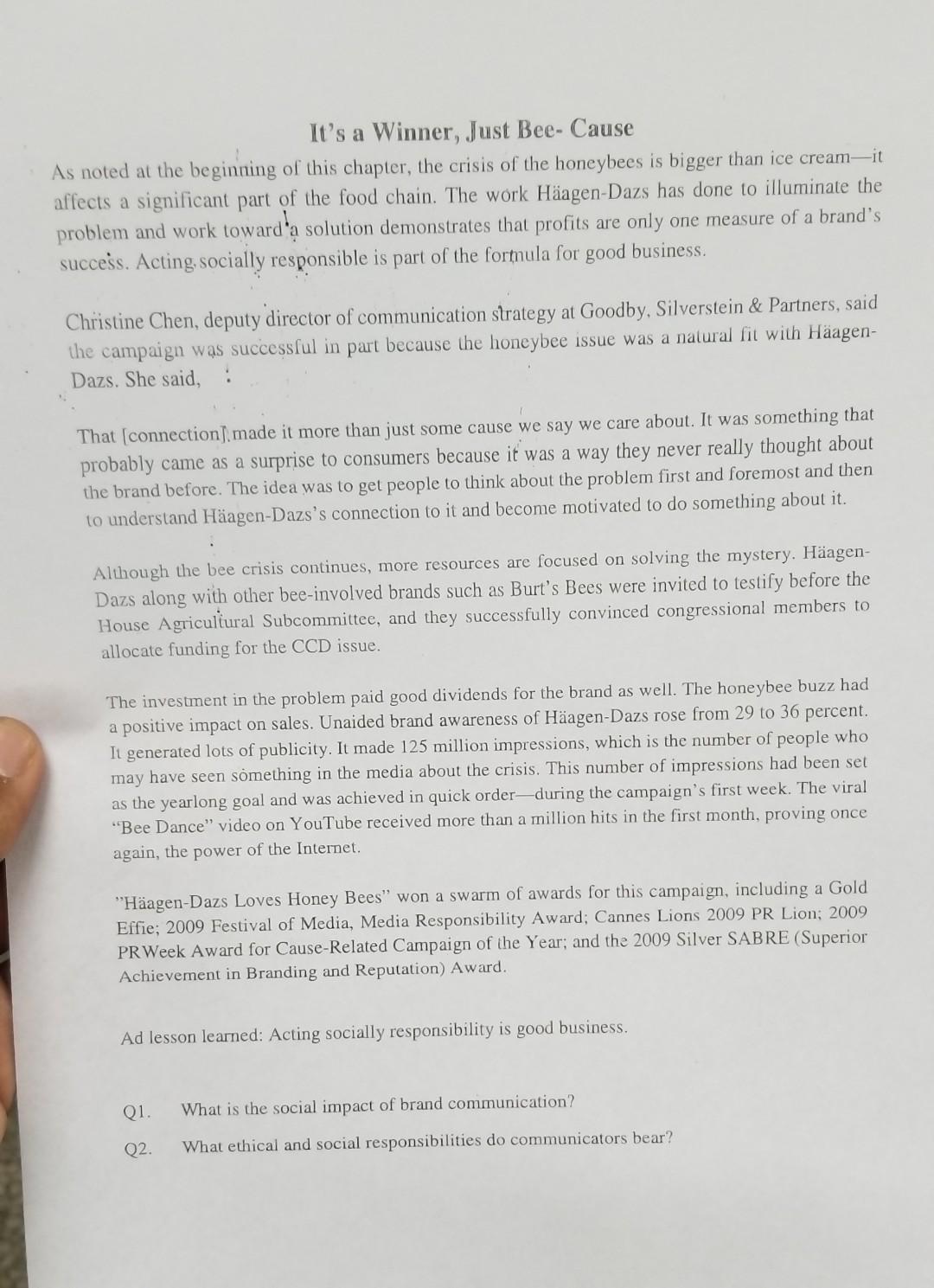 ASAP solve this case study It's a Winner, Just