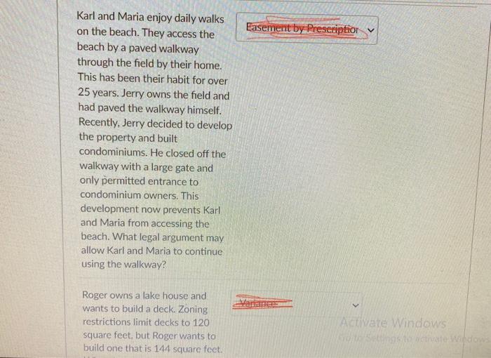 Fee Simple Defeasible Es v Francis decides to