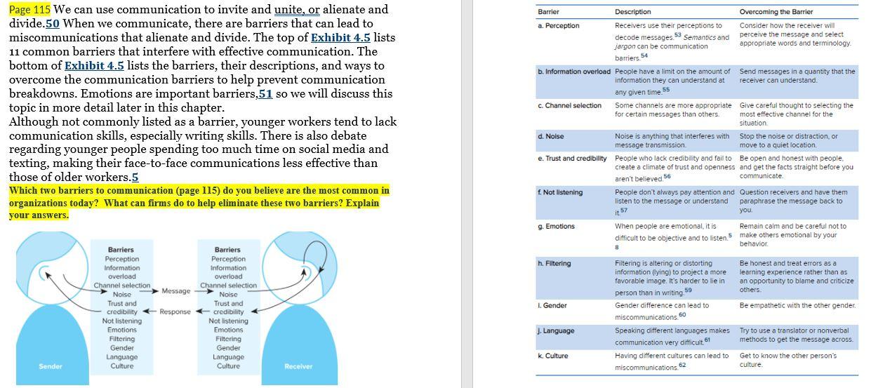 Page 115 We can use communication to invite and