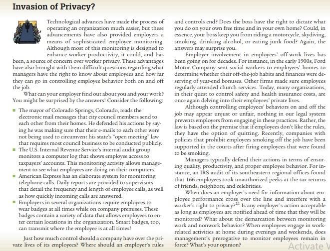 Just Answer what your opinion? Invasion of