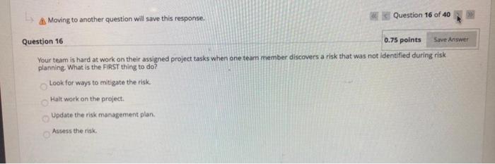 Save Anker Moving to another question will save