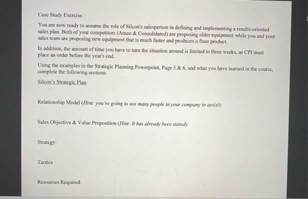 PowerBase Selling: CPI Case Study Computer
