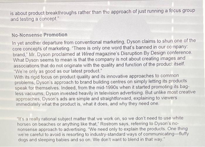 Case Study: Dyson Solving Customer Problems in