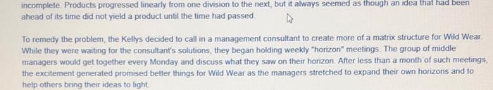 . What does Wild Wear's experience say about the