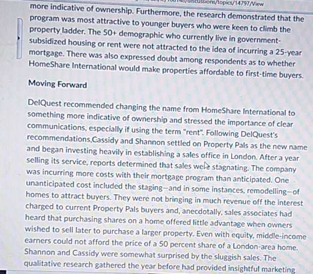 1. Was it a problem or opportunity that PRX