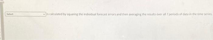 Select is calculated by squating the Individual