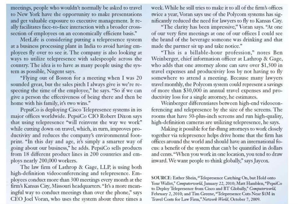 read the case and answer question Do you think